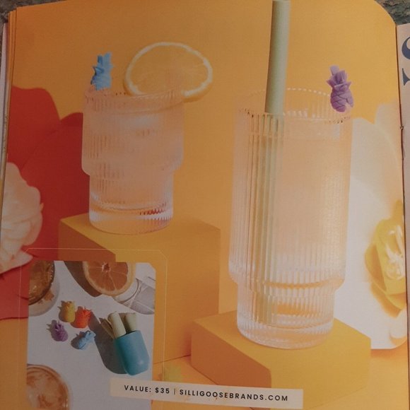 Silligoose Portable Silicone Straw Carry Case Drink Markers Ellens Be Kind Box - Picture 4 of 6